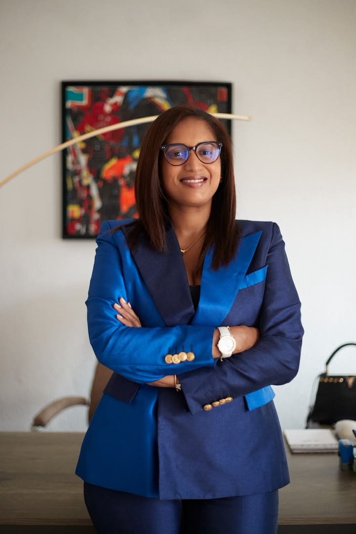 Mariame Diakité, fondatrice de Diam Partners, dans son bureau